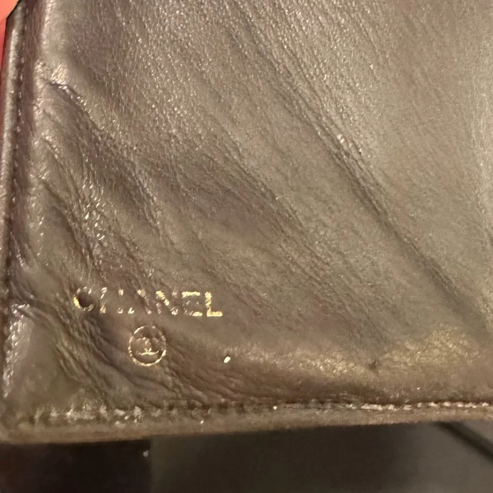 Black CHANEL PATENT LEATHER Wallet Double CC Short - Picture 16 of 16